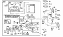 Carburetor AssemblyManifold Diagram and Parts List for 400707-0102-99  Briggs and Stratton Engine